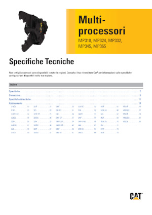 Multiprocesoare Caterpillar MP324D