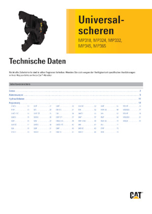 Multiprocesoare Caterpillar MP324D