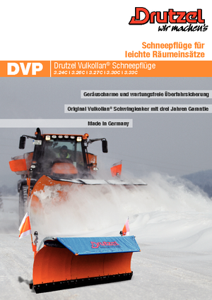 Pluguri de zăpadă cu lame multiple Drutzel DVP 3.33