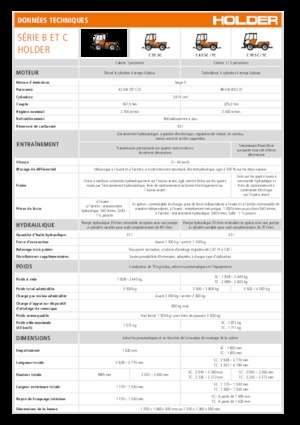 Vehicule municipale multifuncționale diesel Holder C 65 SC