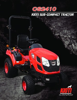 Vehicule municipale multifuncționale diesel Kioti CS 2410