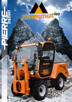 Vehicule municipale multifuncționale diesel Pierre Mammut 140