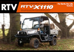 Vehicule municipale multifuncționale diesel Kubota RTV X1110 TW  