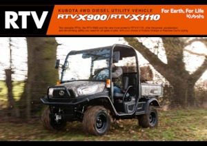 Vehicule municipale multifuncționale diesel Kubota RTV X1110 TW  