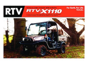 Vehicule municipale multifuncționale diesel Kubota RTV X1110 TW  