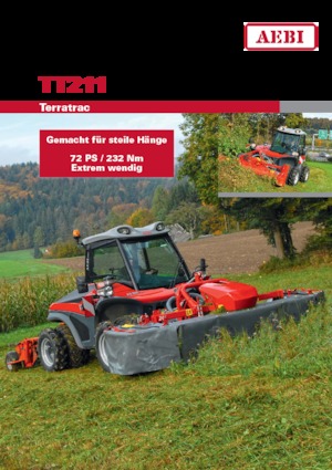 Vehicule municipale multifuncționale diesel Aebi TT 211