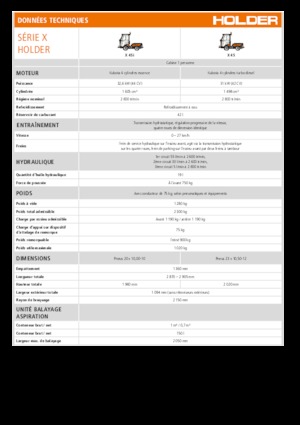 Vehicule municipale multifuncționale pe benzină Holder X 45i