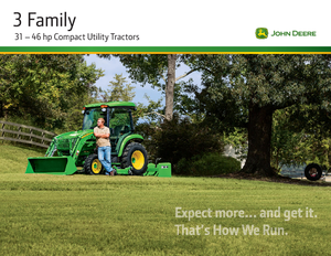 Vehicule municipale multifuncționale diesel John Deere 3038 R