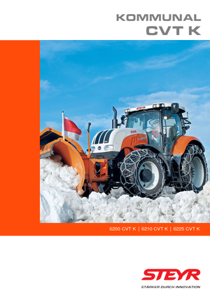 Tractoare municipale Steyr 6225 CVT K