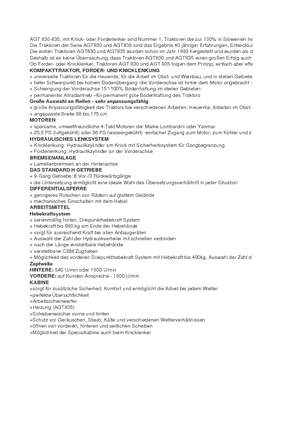 Tractoare municipale AGT AGT 835 T