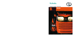 Tractoare municipale Kubota B 2420
