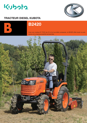 Tractoare municipale Kubota B 2420