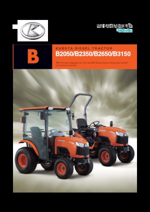 Tractoare municipale Kubota B2350 DB