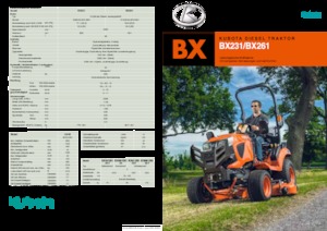 Tractoare municipale Kubota BX261