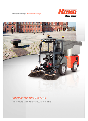 Tractoare municipale Hako Citymaster 1250 C