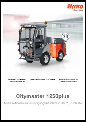 Tractoare municipale Hako Citymaster 1250 plus