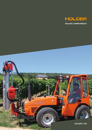 Tractoare municipale Holder F 560