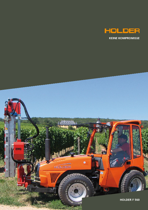 Tractoare municipale Holder F 560