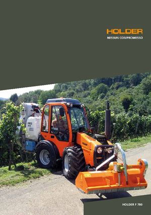 Tractoare municipale Holder F 780
