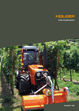 Tractoare municipale Holder F 780