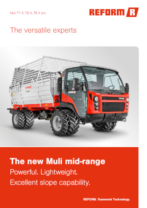 Vehicule municipale multifuncționale diesel Reform Werke Muli T8 X pro