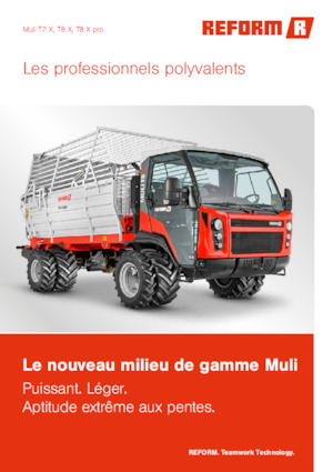 Vehicule municipale multifuncționale diesel Reform Werke Muli T8 X pro