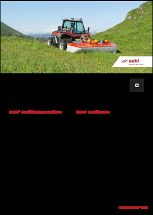 Vehicule municipale multifuncționale diesel Aebi TT 211+