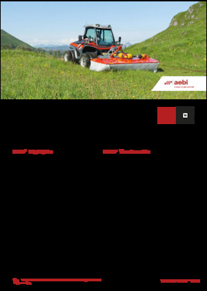 Vehicule municipale multifuncționale diesel Aebi TT 211+