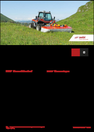 Vehicule municipale multifuncționale diesel Aebi TT 211+