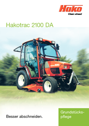 Tractoare municipale Hako Hakotrac 2100 DA