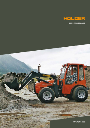 Tractoare municipale Holder L 560