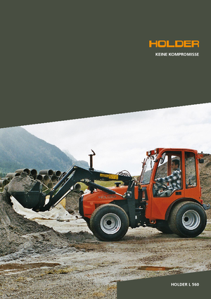 Tractoare municipale Holder L 560