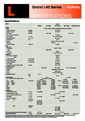 Tractoare municipale Kubota L 4240 D