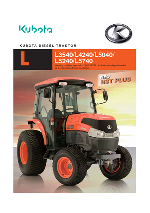 Tractoare municipale Kubota L 4240 D
