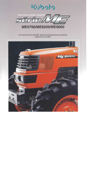 Tractoare municipale Kubota ME 5700