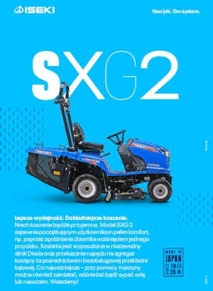 Mașini de tuns iarba Ride on și Tractoare de grădină Iseki SXG 216