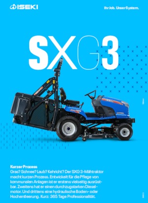 Mașini de tuns iarba Ride on și Tractoare de grădină Iseki SXG 323