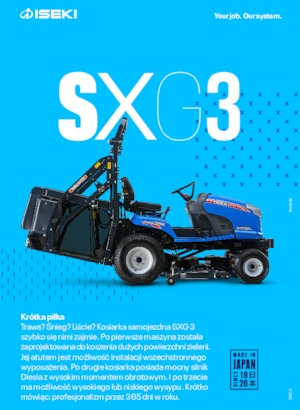 Mașini de tuns iarba Ride on și Tractoare de grădină Iseki SXG 323