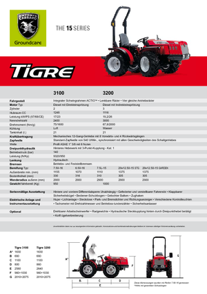 Tractoare municipale Carraro Tigre 3200