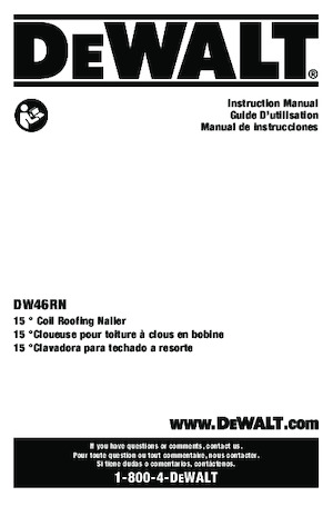 Cuie și capsatoare DEWALT DW46RN