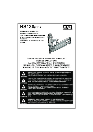 Cuie și capsatoare MAX USA CORP. HS130