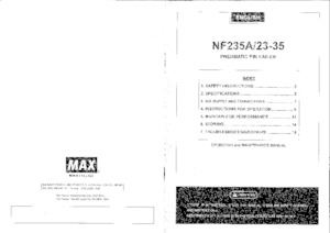 Cuie și capsatoare MAX USA CORP. NF235A/23-35