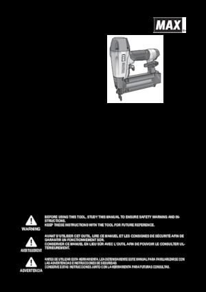 Cuie și capsatoare MAX USA CORP. NF255FA/18
