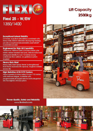 Stivuitoare pentru culoare înguste Flexi 25W