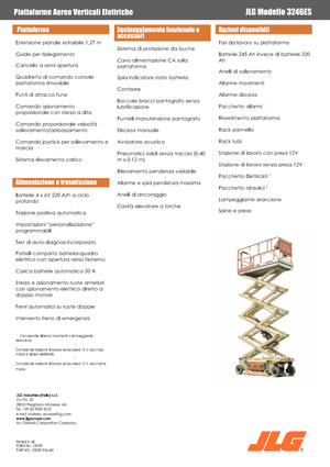 Platforme de ridicare de tip foarfecă pe roți JLG 3246ES