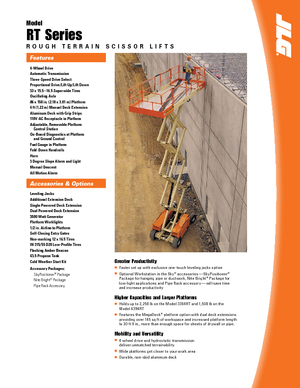 Platforme de ridicare de tip foarfecă pe roți JLG 3394RT