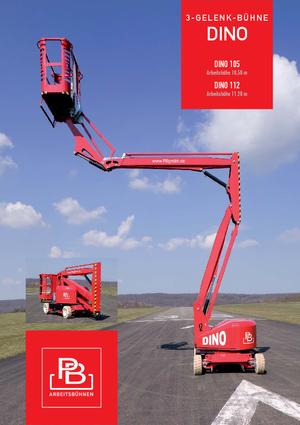 Nacele cu braț articulat pe roți PB Dino 112