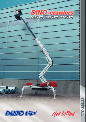 Nacele cu braț articulat pe șenile Dino Lift Dino 165 XTC