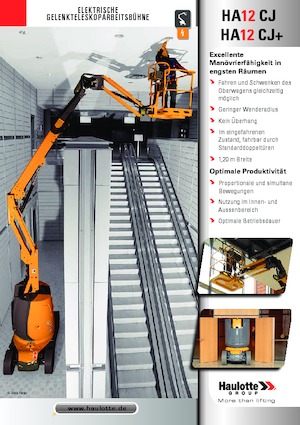 Nacele cu braț articulat pe roți Haulotte HA12 CJ