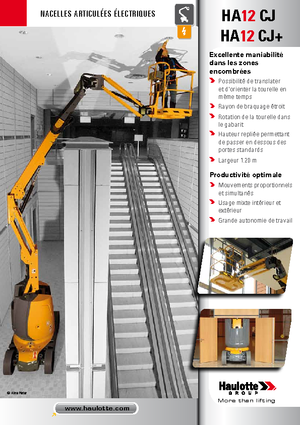 Nacele cu braț articulat pe roți Haulotte HA12 CJ